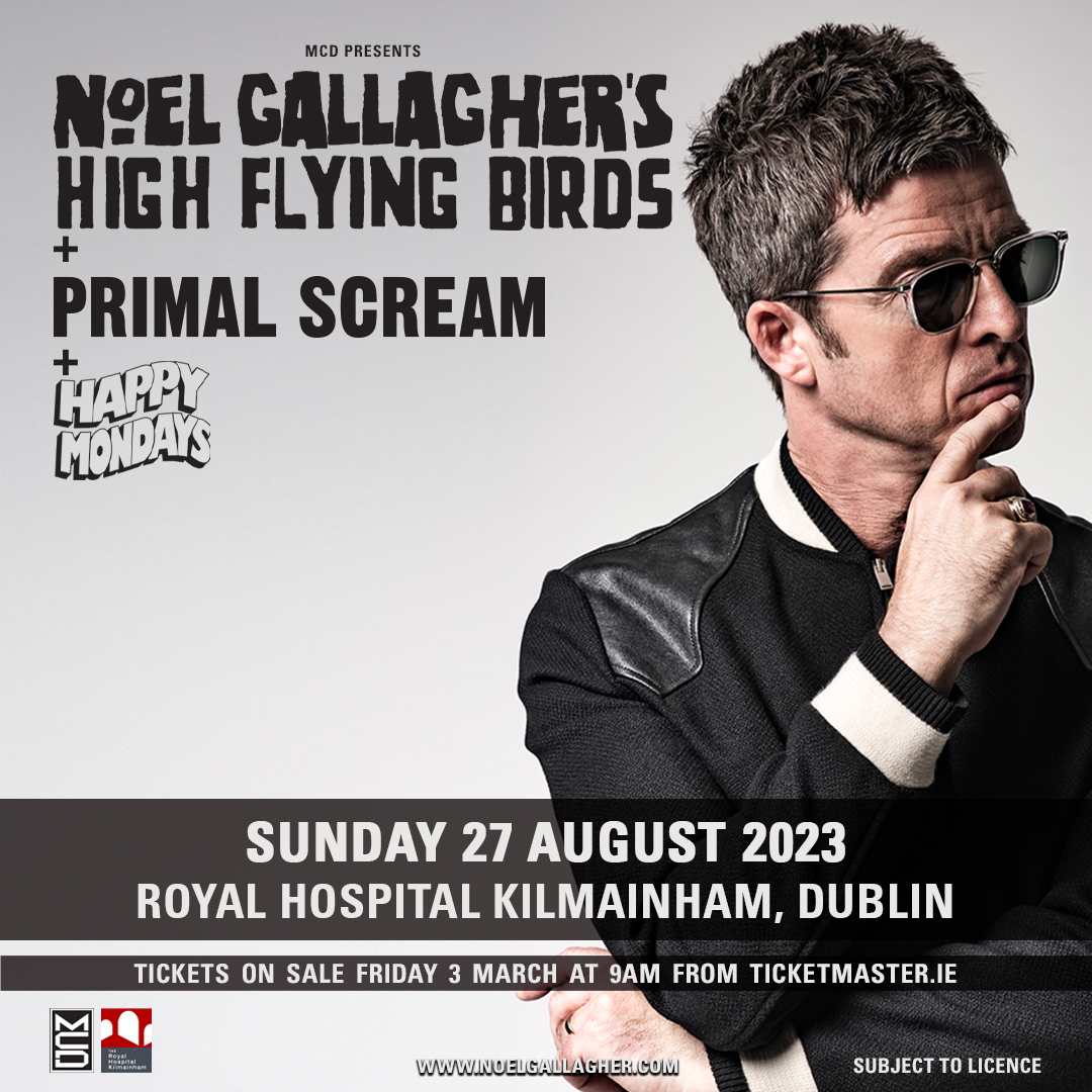 NOEL GALLAGHER'S HIGH FLYING BIRDS - Royal Hospital Kilmainham, 27th August 2023 - Special guests PRIMAL SCREAM and HAPPY MONDAYS