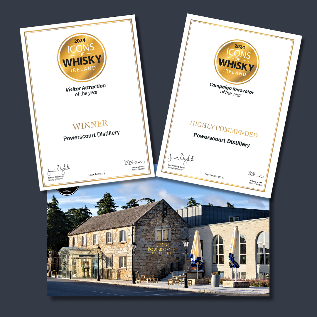 The Powerscourt Distillery's Double Delight: Back-to-Back Visitor Centre of the Year Award!