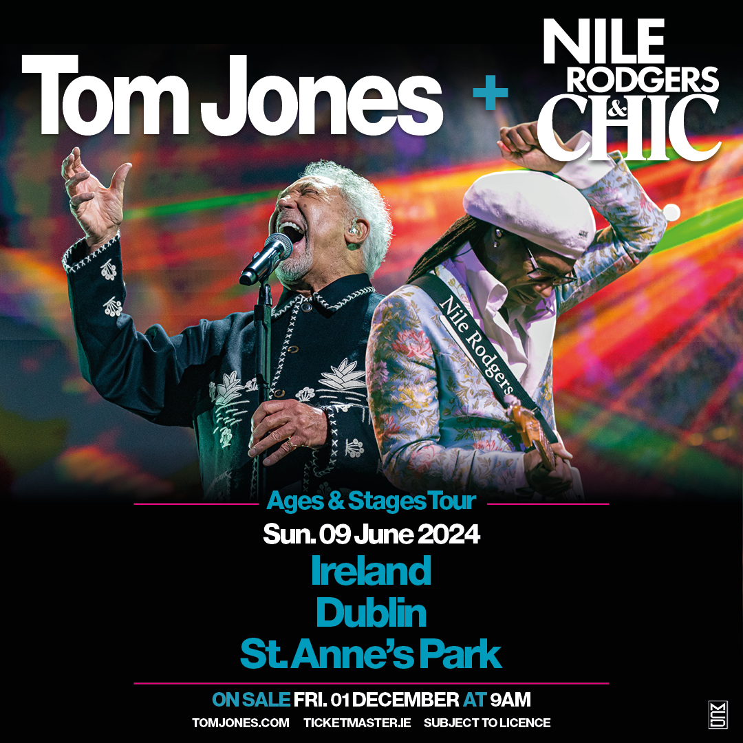 Tom Jones + Nile Rodgers & CHIC St. Annes Park, Dublin 9th June 2024