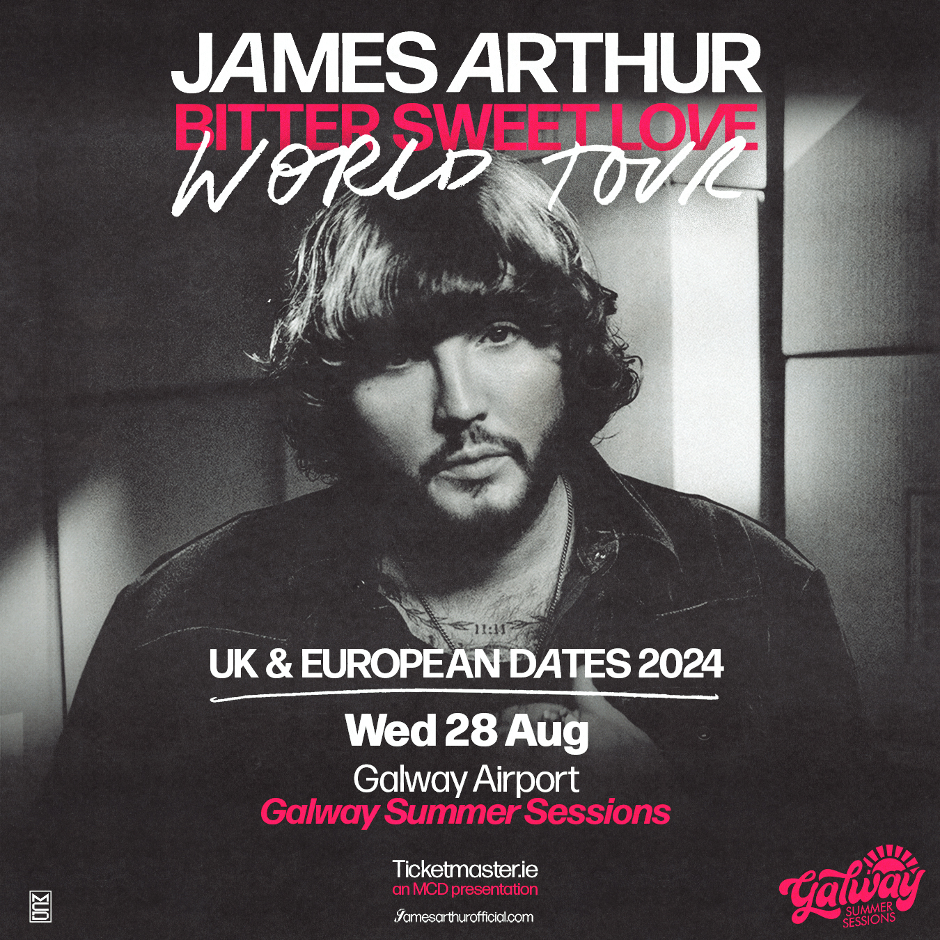 James Arthur Galway Summer Sessions, Galway Airport 28th August 2024