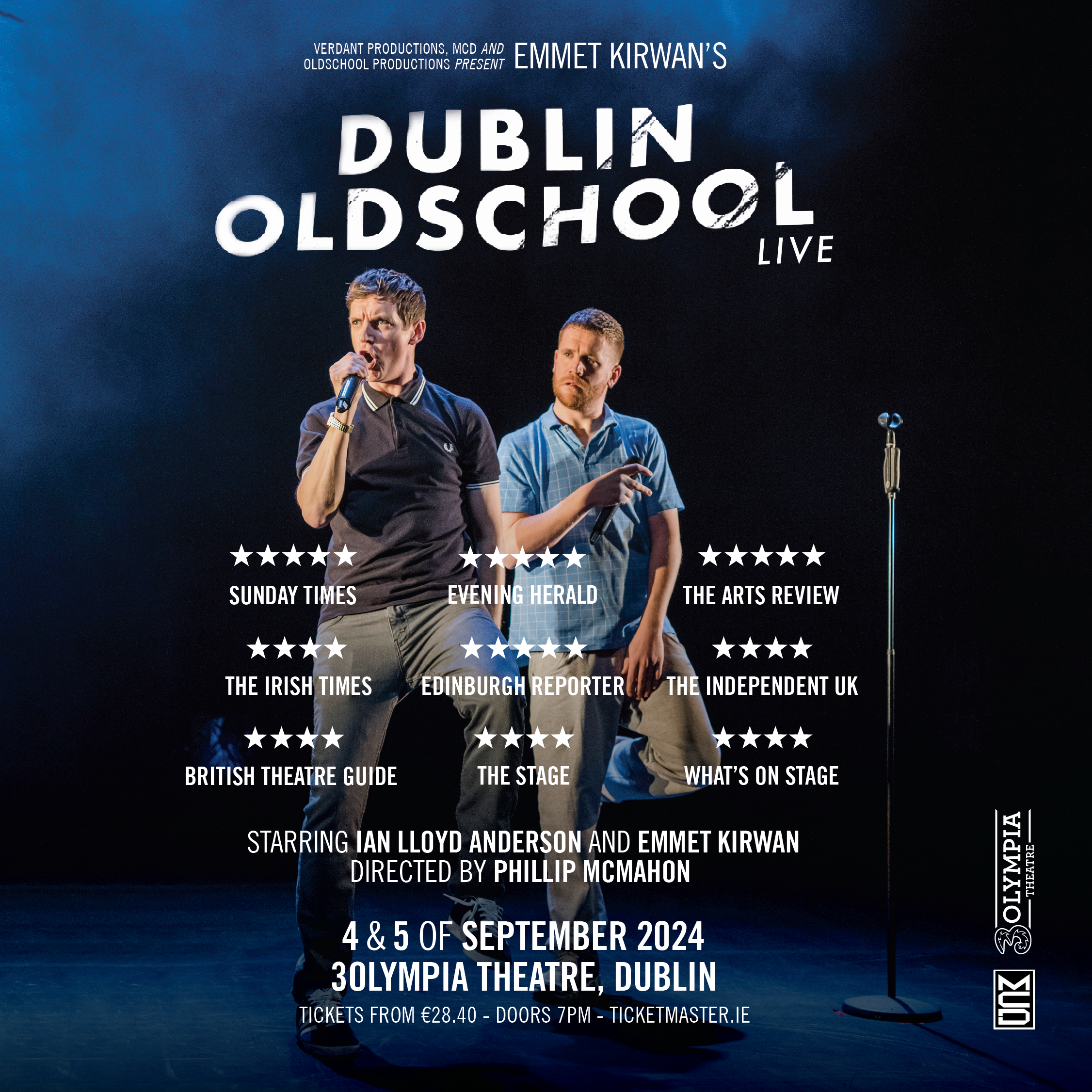 Experience the Electrifying Return of Dublin Oldschool at 3Olympia Theatre this September