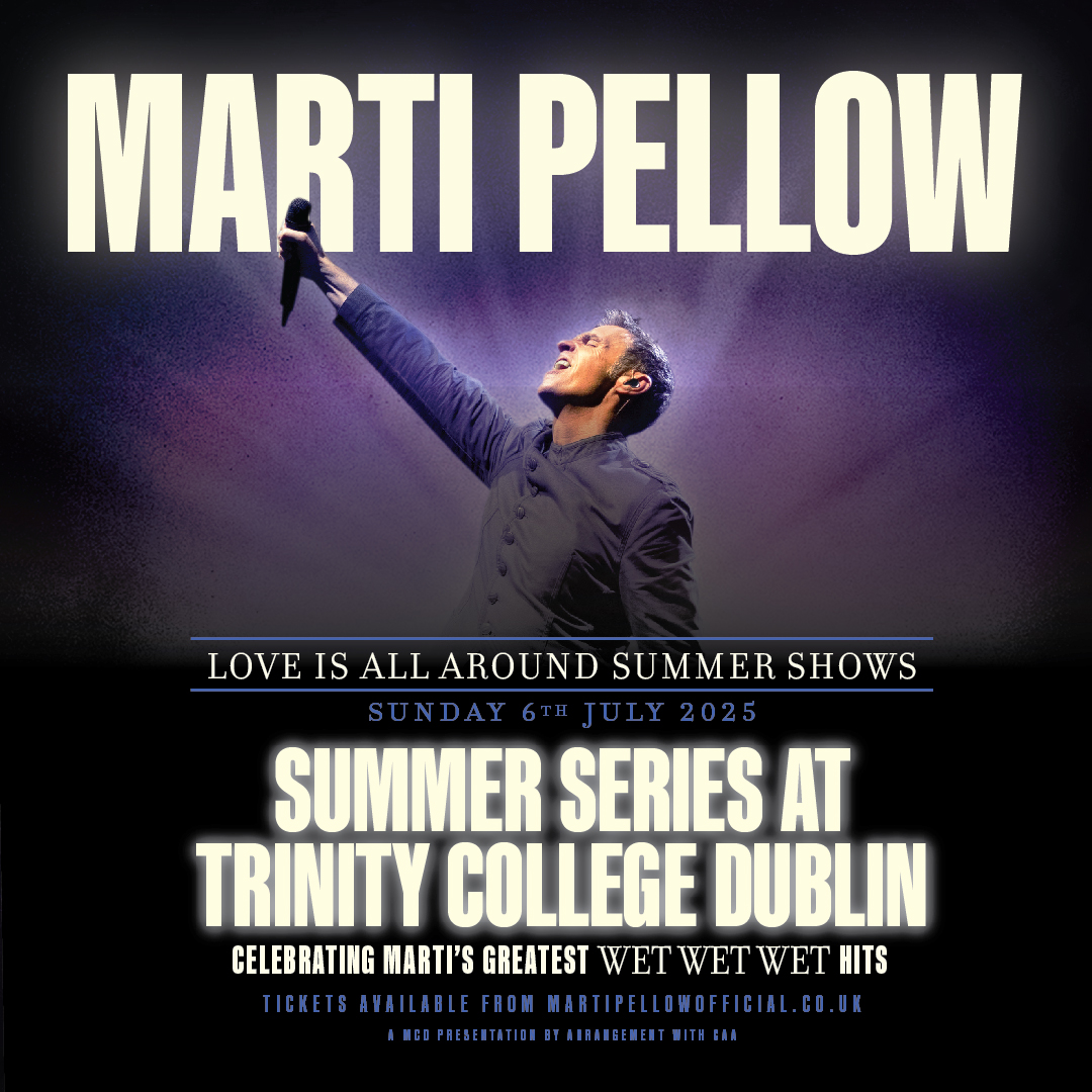 Marti Pellow Trinity College Dublin